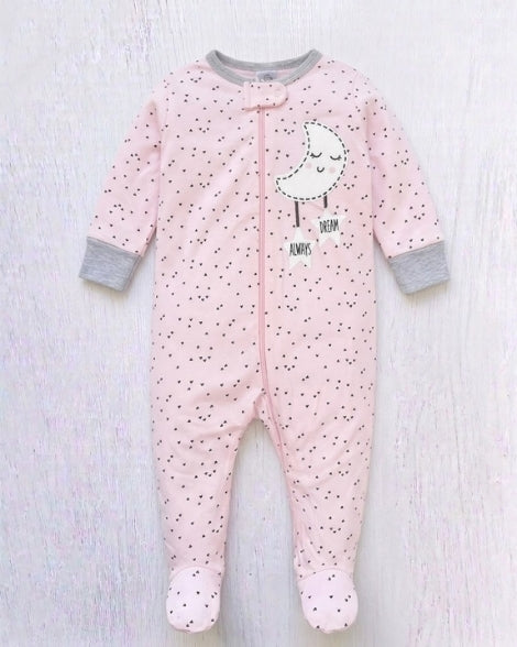 Pijama Gerber con estampado de luna, vista completa