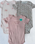 Bodys Carter's Rosado con Cisnes para Bebé Niña