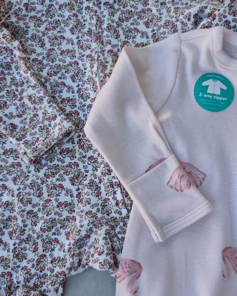 Pijamas Carter's Cisne Rosado para Bebé Niña