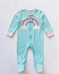 Pijama Gerber con estampado de arcoíris, vista completa