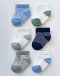 Paquete 6 Calcetines Carter's Tobilleros para Bebé Niño