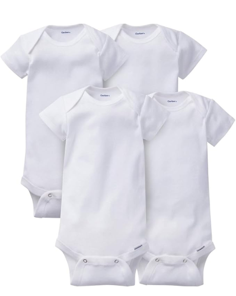 4 Bodys Gerber blancos