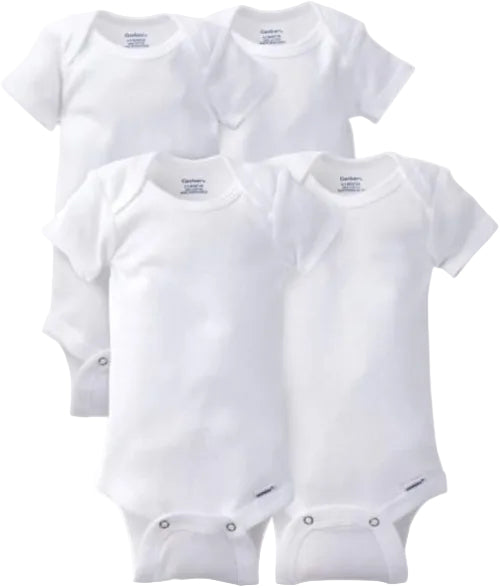 4 Bodys Gerber blancos