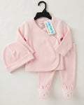 Carter's set de nacimiento rosado conejita