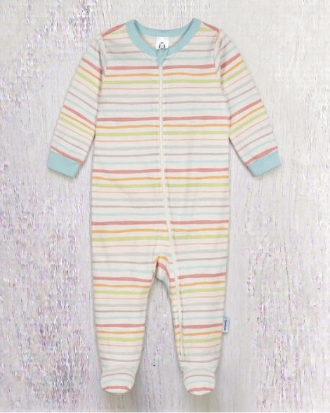 Pijama Gerber a rayas, vista completa