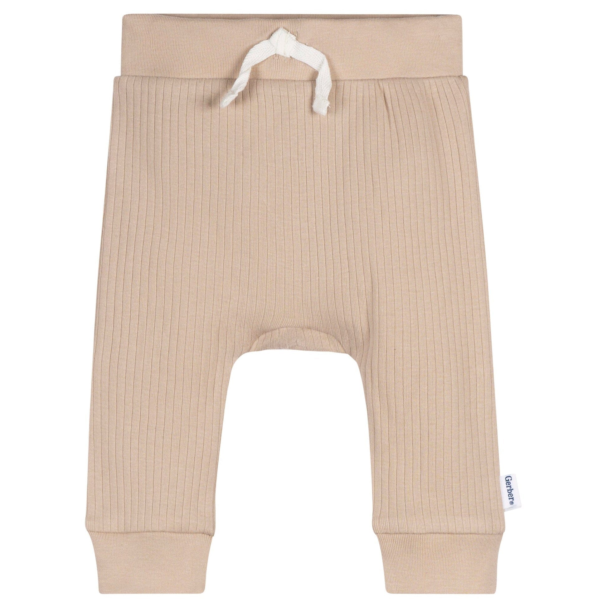 Conjunto de 5 piezas de body y pantalón de safari en tonos neutros para bebé